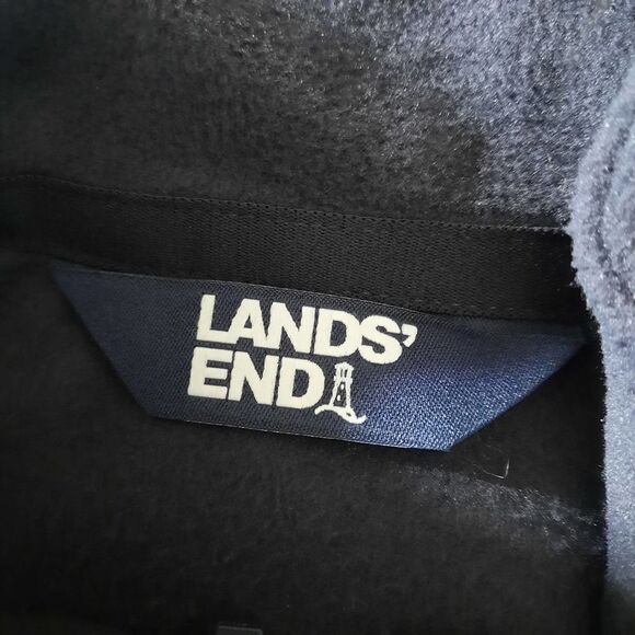 Lands End Vest Mens Medium OEKO-TEX Gorp Core Navy - Picture 4 of 7